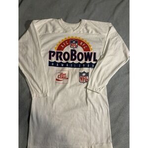 Russel Athletic Vintage 1988 Hawaii NFL Pro Bowl Coke Long Sleeve T‎ Shirt Rare